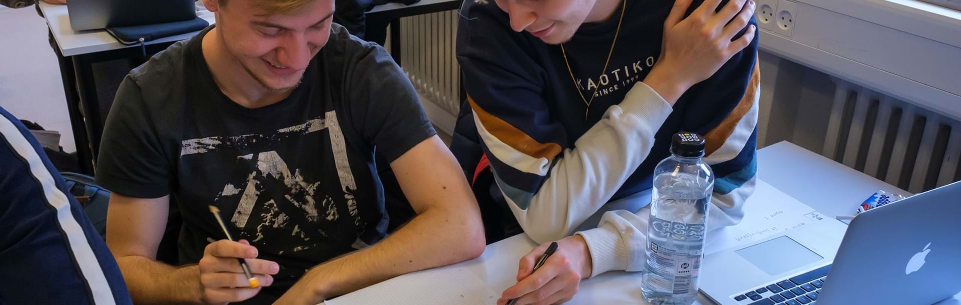 Elever som samarbejder