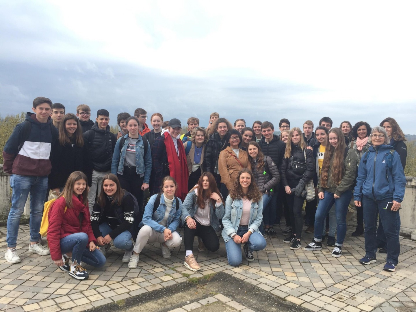 Elever på studietur