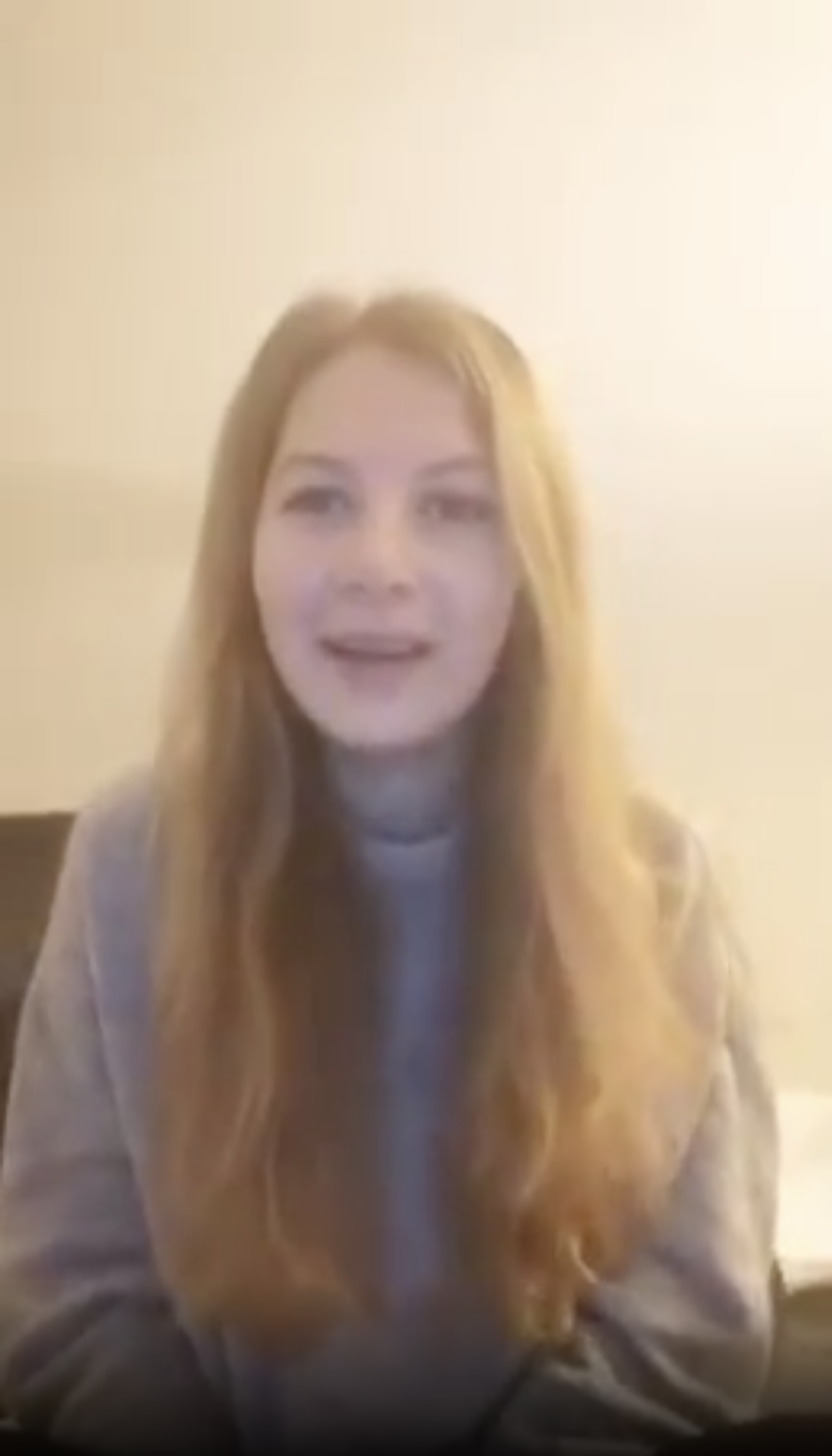 Billede af Josefine som blev student i 2015